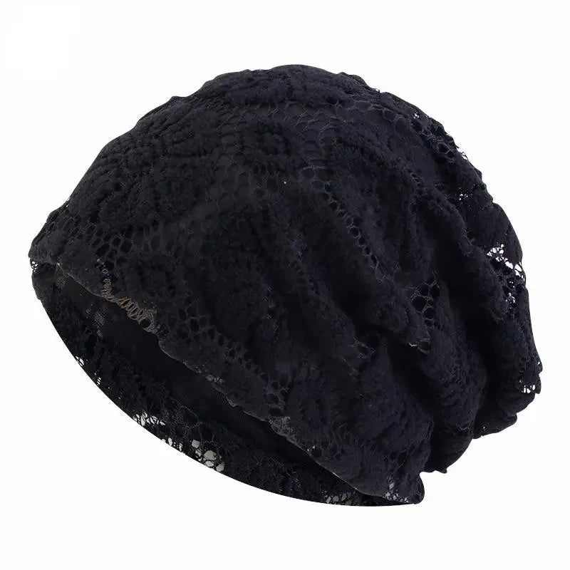 Lightweight and Breathable Double-layer Bonnet Muslim wrap Head Cap
