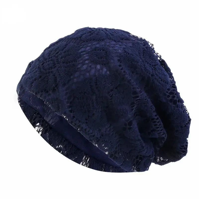 Lightweight and Breathable Double-layer Bonnet Muslim wrap Head Cap