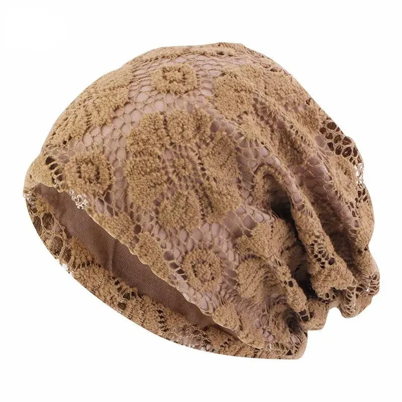 Lightweight and Breathable Double-layer Bonnet Muslim wrap Head Cap