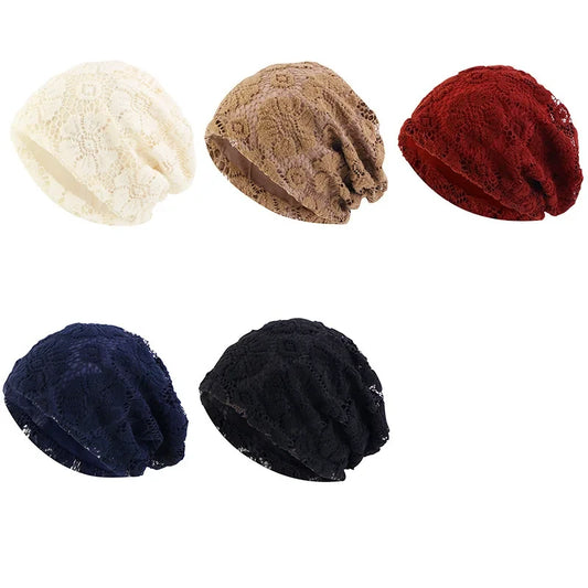 Lightweight and Breathable Double-layer Bonnet Muslim wrap Head Cap